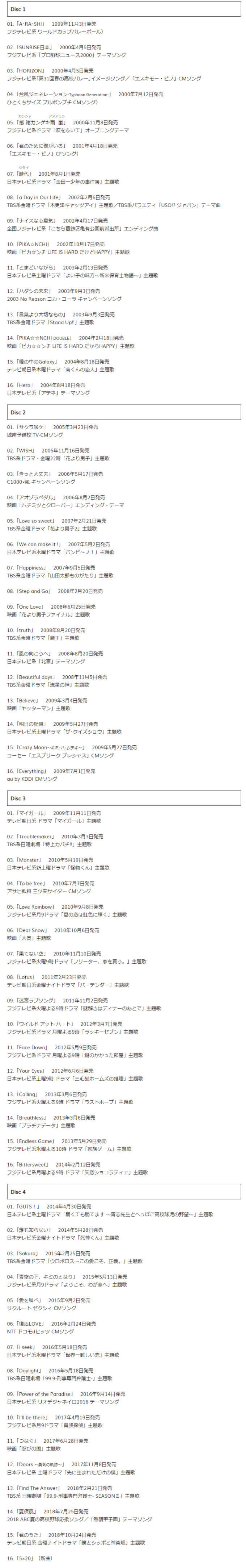 まとめ売り 嵐 5×20 ベストアルバム 初回限定盤 10セット 6月発売分